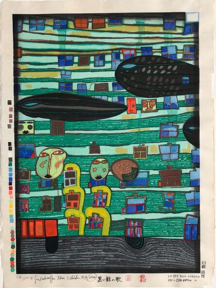 Friedensreich Hundertwasser, ‘Song of the Whales ’, 1979