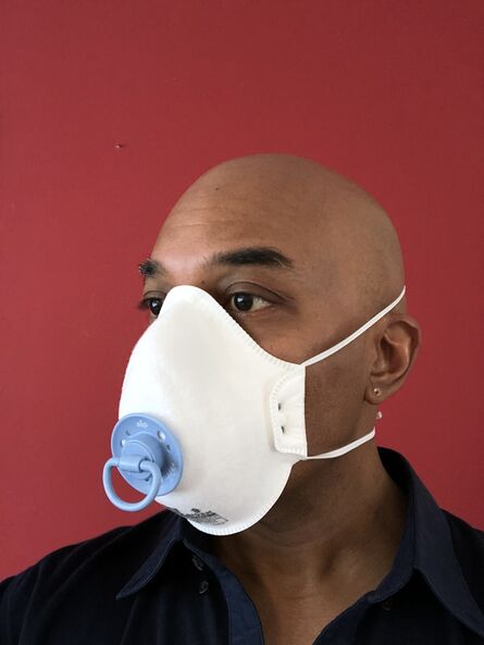 David C. Terry, ‘Pacifist (or, baby’s first face mask)’, 2020
