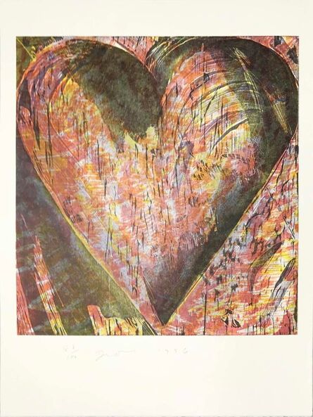 Jim Dine, ‘Heart for BAM’, 1996