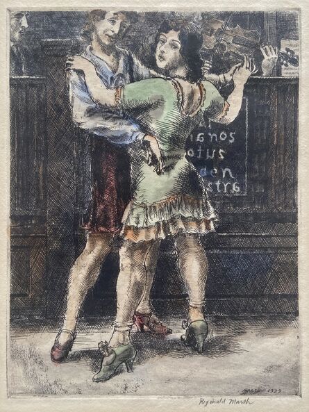 Reginald Marsh, ‘Chop Suey Dancers #1’, 1929