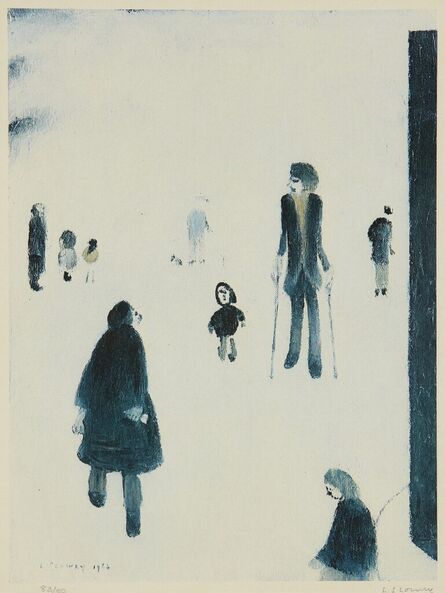 Laurence Stephen Lowry, ‘Figures in the Park’