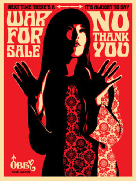 Shepard Fairey, ‘War For Sale’, 2007