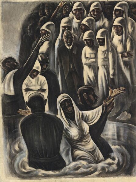 Howard N. Cook, ‘Alabama Negro Baptism.’, ca. 1934