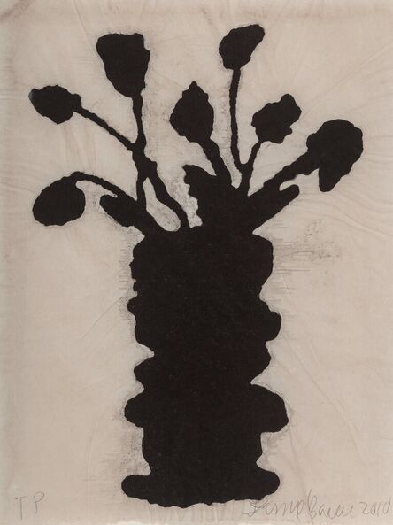 Donald Baechler, ‘Purply-brown Flower’, 2010