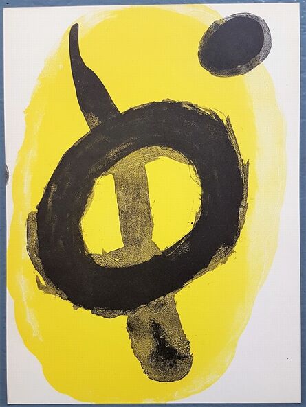 Joan Miró, ‘One plate from Derrière le Miroir no. 128: Peintures Murales de Miró’, 1961