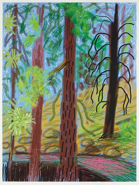 David Hockney, ‘Untitled No. 6 from the Yosemite Suite’, 2010