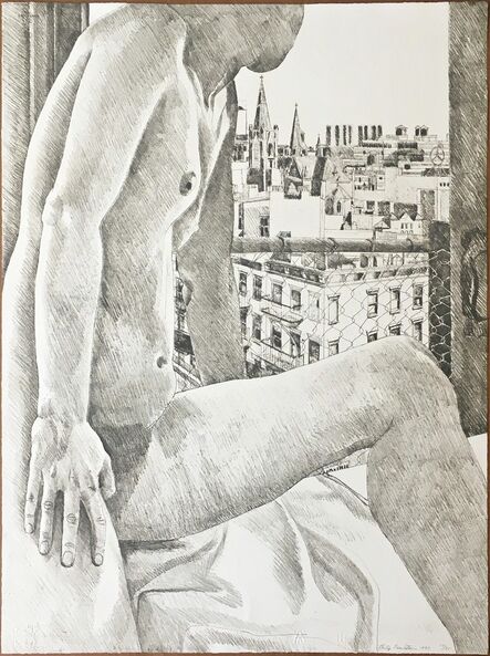 Philip Pearlstein, ‘Untitled Nude, from Atelier International Portfolio’, 1985