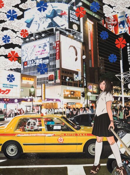 Hiro Ando, ‘Pandasan's Nocturnal Journey in Kotsu Taxi : Midnight Sakura Ride’, 2011