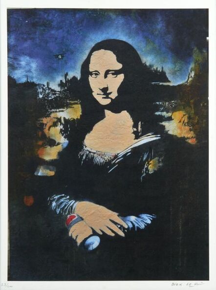 Blek le Rat, ‘Mona Lisa’, 2012