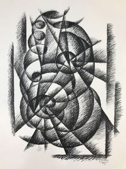 Gerardo Dottori, ‘Motivo futurista’, 1969