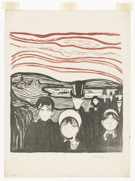 Edvard Munch, ‘Angst’, 1896