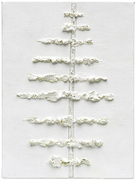Nancy Monk, ‘snow and sun on branch’, 2017