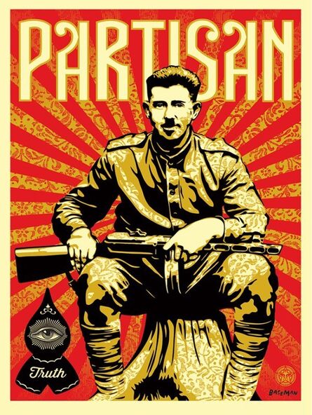 Shepard Fairey, ‘Shepard Fairez x Gary Baseman Partisan Print’, 2013