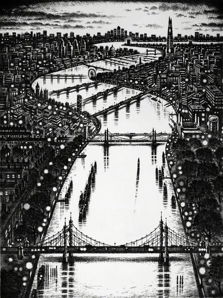 John Duffin, ‘Thames Bridges East’, 2015