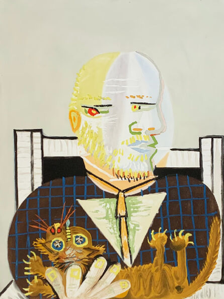 Pablo Picasso, ‘Vollard et son Chat (Vollard and his Cat)’, ca. 1960