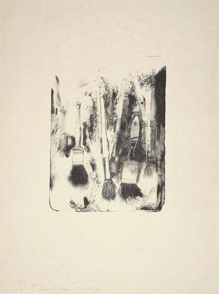 Jim Dine, ‘Brushes Drawn on Stone #4’, 2010