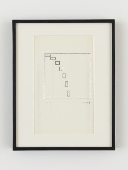 Dom Sylvester Houédard, ‘Mariage’, 1965