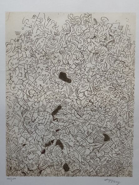 Mark Tobey, ‘Psaltry-second form’, 1974