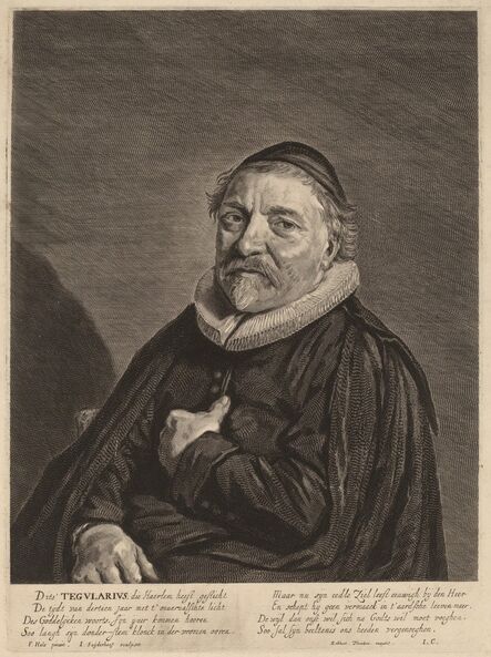 Jonas Suyderhoff after Frans Hals, ‘Adriaen Tegularius’