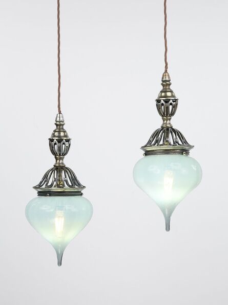 Unknown, ‘Pair of Hanging Pendent Lights’, ca. 1900
