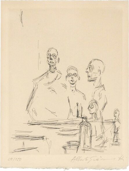 Alberto Giacometti, ‘SCULPTURES DANS L'ATELIER (L. 185)’, 1964