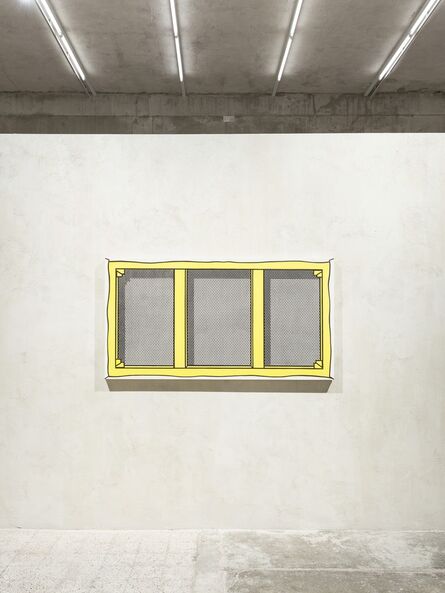 Roy Lichtenstein, ‘Exhibition view, featuring Roy Lichtenstein, Stretcher frame with vertical bar’, 1968