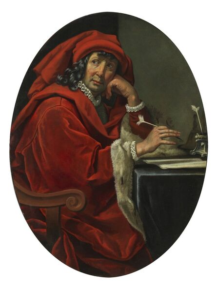 Jacopo Vignali, ‘Portrait of a 15th-century scholar (Lorenzo the Magnificent?)’, 1630-1640