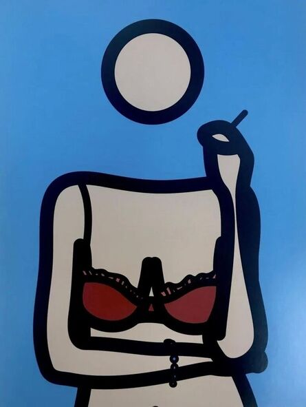Julian Opie, ‘Ruth with cigarette 4’, 2005
