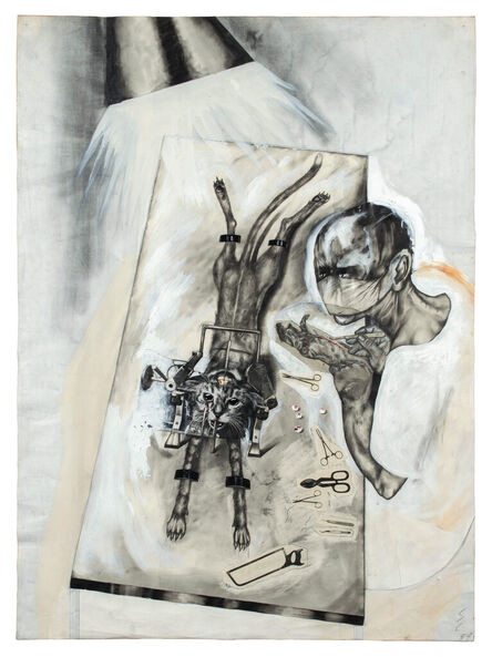 Sue Coe, ‘Spotlight (Vivisection)’, 1984