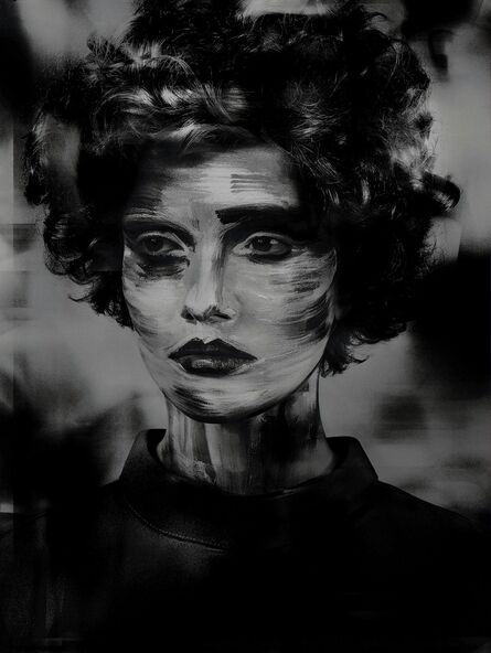 Valérie Belin, ‘Lady_Stroke (Painted Ladies)’, 2017