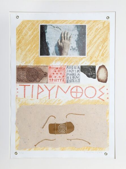 Joe Tilson, ‘Proscinemi Tyrins’, 1978