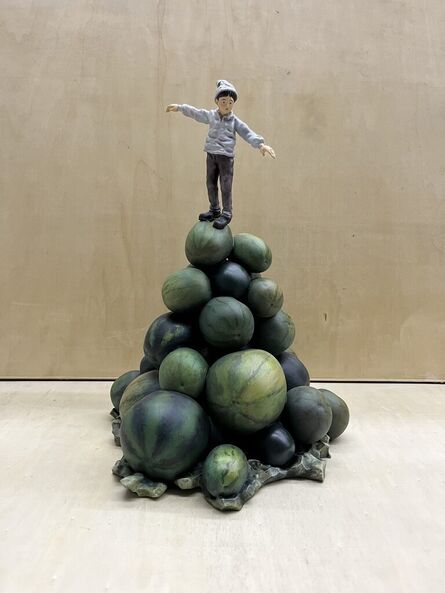 Li Jikai 李继开, ‘Boy on Watermelon Pile’, 2022