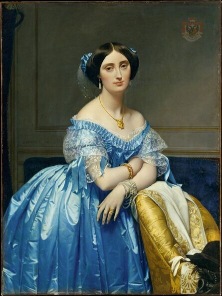 Jean-Auguste-Dominique Ingres, ‘Joséphine-Éléonore-Marie-Pauline de Galard de Brassac de Béarn (1825–1860), Princesse de Broglie’, 1851–1853