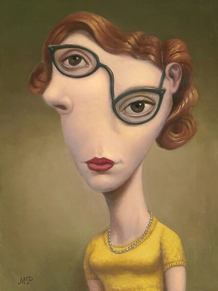 Marion Peck, ‘Girl With Cat Eye Glasses’, 2018