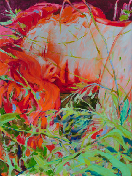 Caroline Absher, ‘Asleep in the flowers’, 2022