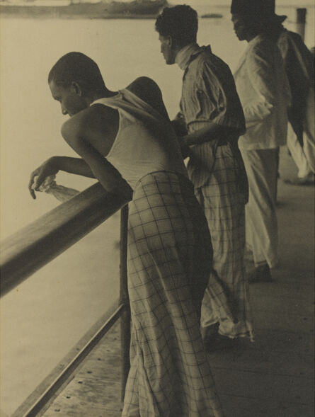 Lionel Wendt, ‘Untitled (Four Men on a Deck)’, c.1930-44