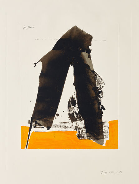 Robert Motherwell, ‘The Basque Suite: one plate (E. & B. 79, B. 50)’, 1971