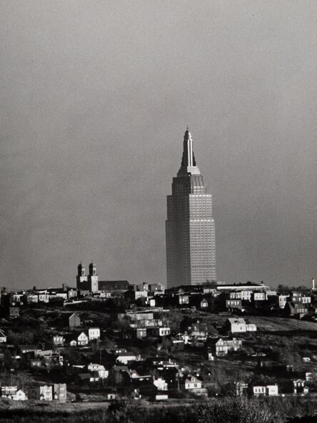 Andreas Feininger, ‘Empire State Building, seen from New Jersey’, 1940