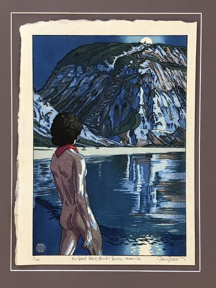 Paul Binnie, ‘The Goat Trail, Black's Beach: Moonrise’, 2021