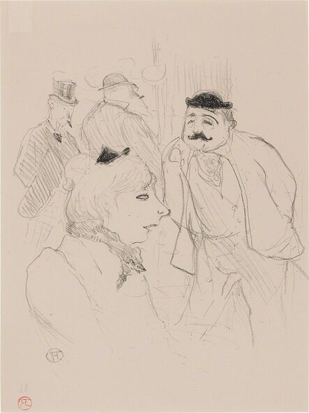 Henri de Toulouse-Lautrec, ‘La Tige--Moulin Rouge (Delteil 70; Adhémar 78; Wittrock 63)’, 1894