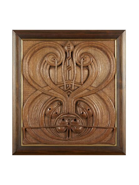 Unknown, ‘Art Nouveau Carved Oak Panel’, ca. 1900
