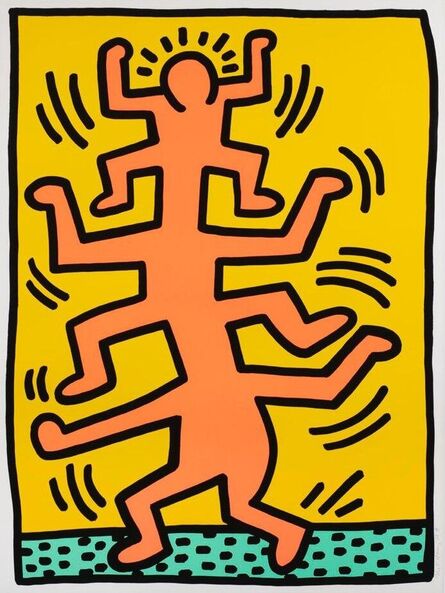 Keith Haring, ‘Growing (1) Signed edition’, 1988