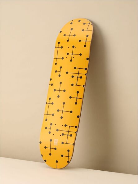 Charles and Ray Eames, ‘Dot Pattern Skateboard Deck (Yellow)’, 2023