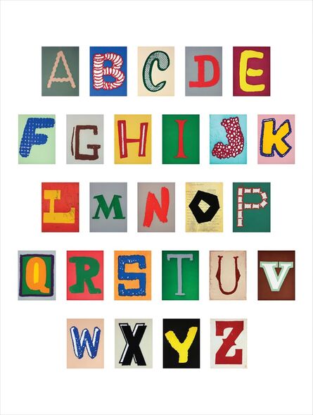 Donald Baechler, ‘ALPHABET, (Portfolio)’, 2003