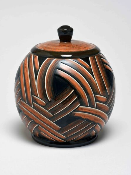 Sèvres Porcelain Manufactory, ‘Delachenal Vases (decor - basketry - Richard 97-33 01.2-1)’, 1933