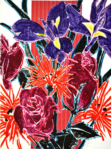 Robert Kushner, ‘Purple Iris Bouquet III’, 2018