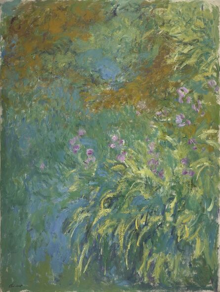 Claude Monet, ‘Irises by the Pond’, 1914-1917