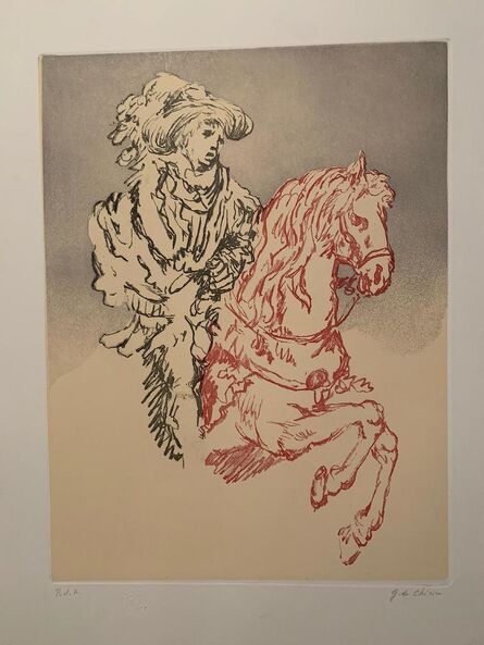 Giorgio de Chirico, ‘Paggio a cavallo’, 1972