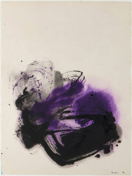 Cleve Gray, ‘Gesture: Purple’, 1976