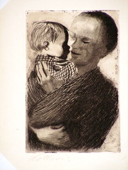 Käthe Kollwitz, ‘Mutter mit Kind auf dem Arm  (Mother with a Child in her Arm)’, 1910